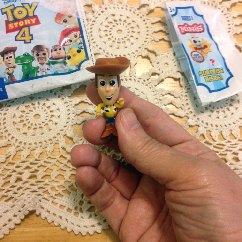 Toy Story 4 Series 1 Minis, two pieces, new, removed from packaging